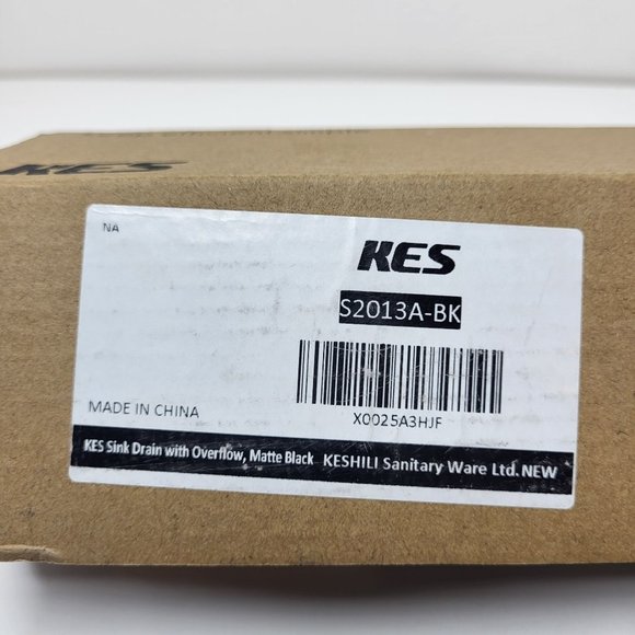 KES Bathroom Sink Drain Assembly with Pop Up Strainer Black S2013A-BK - Picture 4 of 9